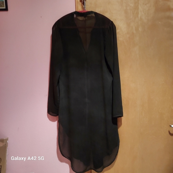 Grey/ black maxi blouse - Picture 3 of 7